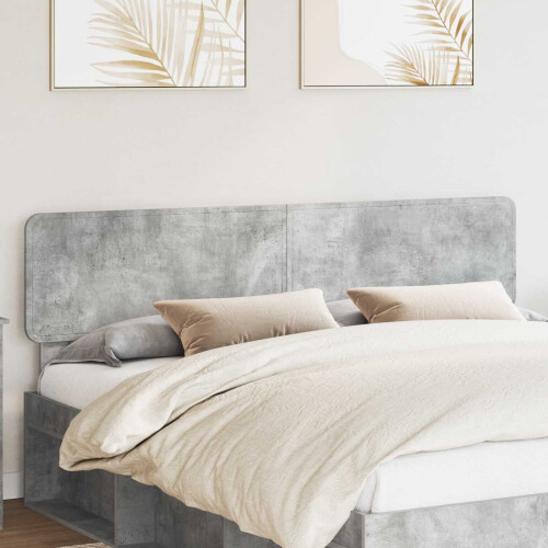 VidaXL vidaXL Headboard Concrete Grey Engineered wood