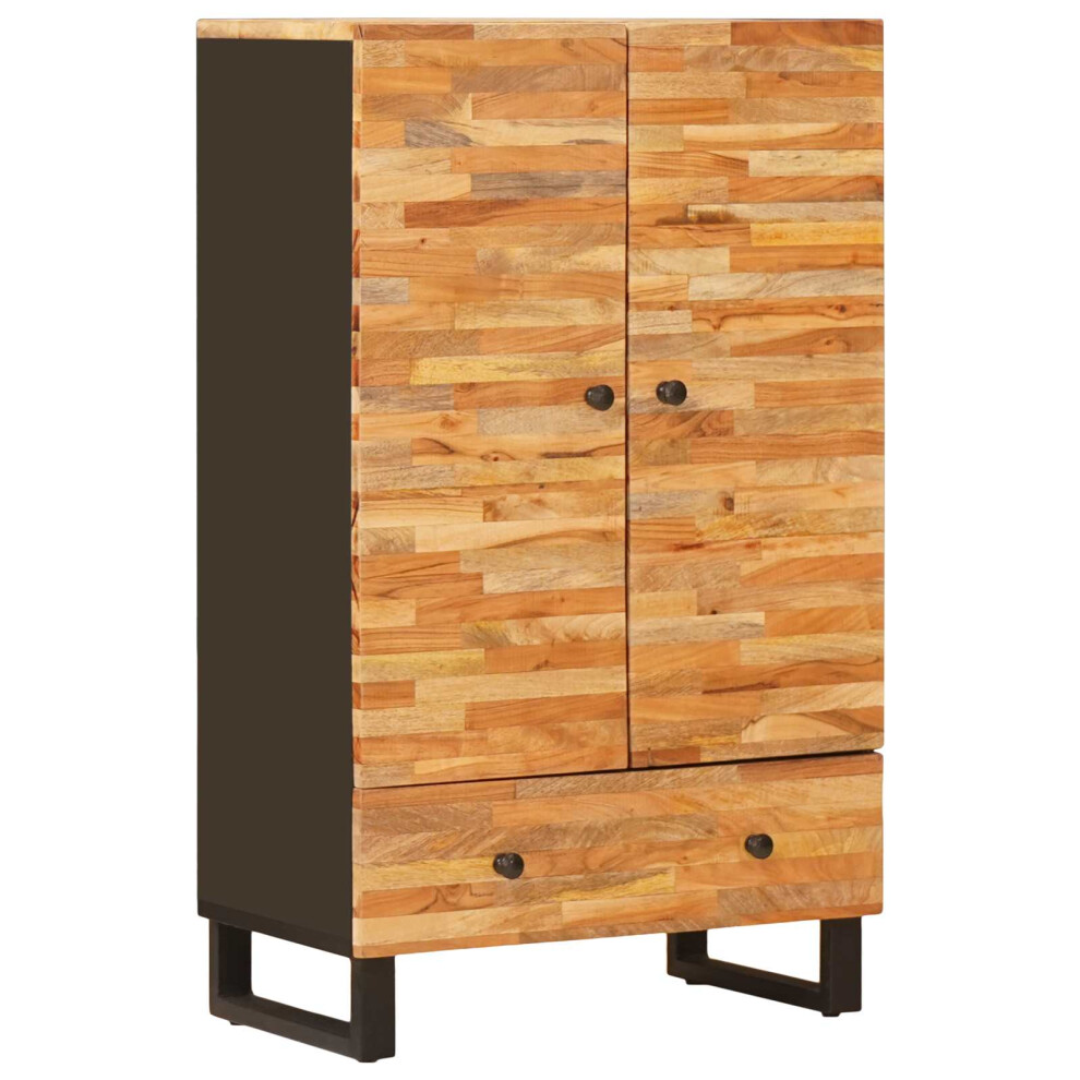 Vidaxl Storage Highboard Brown 60 X 33 X 100 Cm Solid Mango Wood