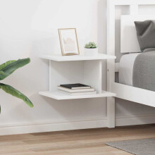 vidaXL Bedside Table 2 pcs White 40 x 30 x 25 cm Engineered Wood