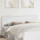VidaXL vidaXL Headboard White Engineered wood 1