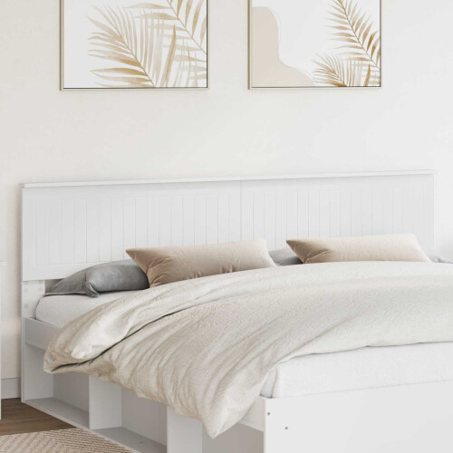 VidaXL vidaXL Headboard White Engineered wood