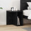 VidaXL vidaXL End Table Black Oak 37 x 32 x 40 cm Engineered Wood 1