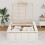 VidaXL vidaXL Bed Frame White 90 x 190 cm Solid Pine Wood 3