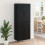 VidaXL vidaXL Highboard 2 pcs Black Oak Engineered Wood and Glass 3