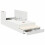 VidaXL vidaXL Storage Bed Frame with Drawer White 90 cm Engineered Wood 3