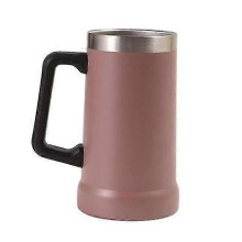 (coffee) 700ML Beer Stein Double Wall Stainless Thermal Steel Coffee Mug Insulation Tumbler for HotZZ50