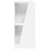 VidaXL vidaXL Side Shelf White 33 x 32 x 70.5 cm Engineered Wood 5