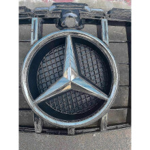 (W204, Bright Silvery) For Mercedes Benz New C-class E-class Gle Gls Gla Cla Mlgl Glc Retrofit Mirror Face Emblem Front Face 3d Large Emblem