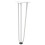 VidaXL vidaXL Hairpin Legs for Coffee Table 4 pcs White 42 cm Solid Steel 4
