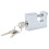 VidaXL vidaXL Padlock 12 pcs Silver Steel 2