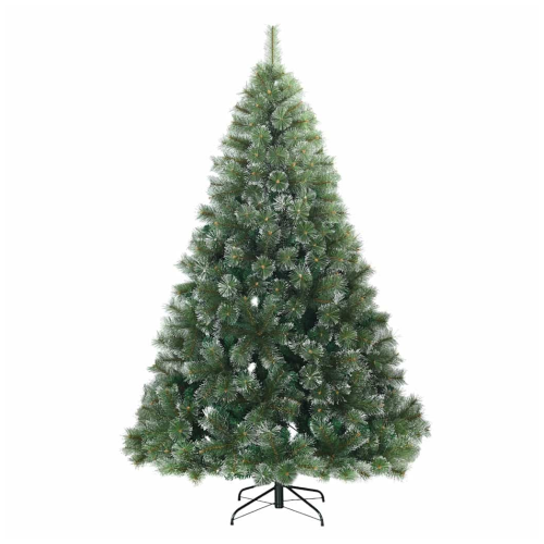 VidaXL vidaXL Artificial Hinged Christmas Tree Snow Flocked Green 180 cm 2
