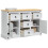 VidaXL vidaXL Storage Chests Corona White 112 x 40 x 75 cm Solid Pine Wood 3
