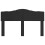 VidaXL vidaXL Headboard Black Oak Engineered wood 4