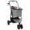 VidaXL vidaXL Folding Pet Stroller Adjustable Grey 78 x 54 x 101 cm Polyester 2
