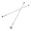 Steel Alloy Steering Tie Rod Adjustable 345mm 18