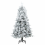 VidaXL vidaXL Artificial Hinged Christmas Tree Snow Flocked White 120 cm 3
