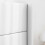 VidaXL vidaXL Headboard Ear White 80 x 16 x 4 cm PVC 4