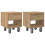 VidaXL vidaXL Bedside Table 2 pcs Artisan Oak 40.5 x 40 x 48 cm 2