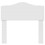 VidaXL vidaXL Headboard White Engineered wood 4