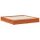 VidaXL vidaXL Bed Frame with Drawer Wax Brown 180 x 200 cm Solid Pine Wood 3