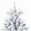 VidaXL vidaXL Artificial Hinged Christmas Tree Snow Flocked White 210 cm 4
