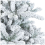 VidaXL vidaXL Artificial Hinged Christmas Tree Snow Flocked White 210 cm 5