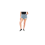 LADIES DISTRESS DENIM SHORT ICEBLUE 10 2