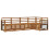 VidaXL vidaXL Outdoor-Sofagarnitur 5 stk. Natur Polyester 2