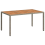 VidaXL vidaXL Garden Table Grey 150 x 90 x 75 cm Poly Rattan 2