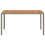 VidaXL vidaXL Garden Table Grey 150 x 90 x 75 cm Poly Rattan 3