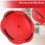 Chicken Shredder Large Chicken Breast Shredder Tool  with Brush&Fork, Visible 4