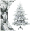 VidaXL vidaXL Artificial Hinged Christmas Tree Snow Flocked White 150 cm 2