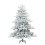 VidaXL vidaXL Artificial Hinged Christmas Tree Snow Flocked White 150 cm 3