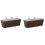 VidaXL vidaXL Railing 2 pcs 50 x 17 x 17 cm Metal 2