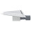 VidaXL vidaXL 2 in 1 Triangle Shower Drain Silver 32 x 32 x 7.5 cm 5