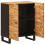 VidaXL vidaXL Storage Sideboard Brown 60 x 33 x 75 cm Solid Mango Wood 2
