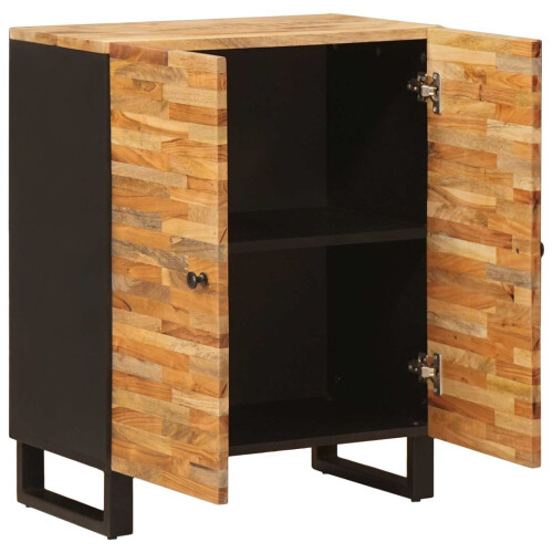 VidaXL vidaXL Storage Sideboard Brown 60 x 33 x 75 cm Solid Mango Wood 1