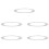 VidaXL vidaXL suitable for Flat Tree Rings 5 pcs Silver Ã90 / 120 cm 2