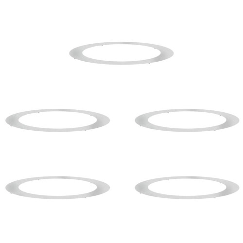 VidaXL vidaXL suitable for Flat Tree Rings 5 pcs Silver Ã90 / 120 cm 1