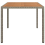 VidaXL vidaXL Garden Table Grey 150 x 90 x 75 cm Poly Rattan 4