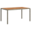 VidaXL vidaXL Garden Table Grey 150 x 90 x 75 cm Poly Rattan 5