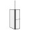 VidaXL vidaXL Shower Screen Folding White Aluminium 5