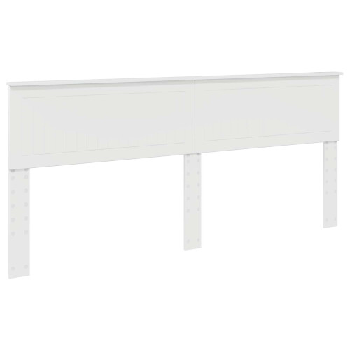 VidaXL vidaXL Headboard Gloss White Engineered wood 1