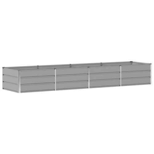 VidaXL vidaXL Planter Light Grey 320 x 80 x 45 cm Steel 1