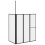 VidaXL vidaXL Shower Screen Folding White Aluminium 2