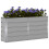 VidaXL vidaXL Planter Light Grey 160 x 40 x 75 cm Steel 3