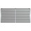 VidaXL vidaXL Planter Light Grey 160 x 40 x 75 cm Steel 4