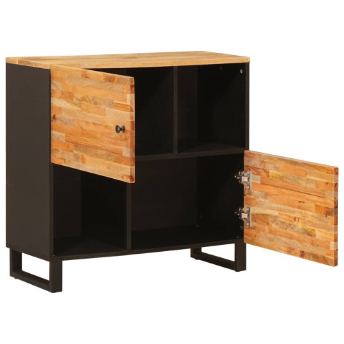 VidaXL vidaXL Side Cabinet Brown 80 x 33 x 75 cm Solid Mango Wood 1