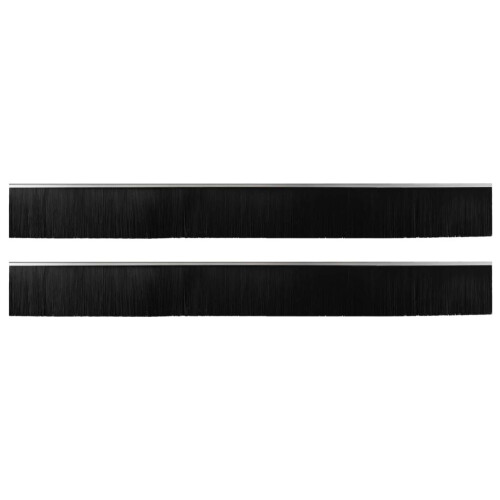 VidaXL vidaXL Selbstklebende Türbürstendichtungen 2 stk. Silber 100 cm 1