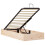 VidaXL vidaXL Ottoman Bed Frame with Storage Natural 70 x 190 cm 5